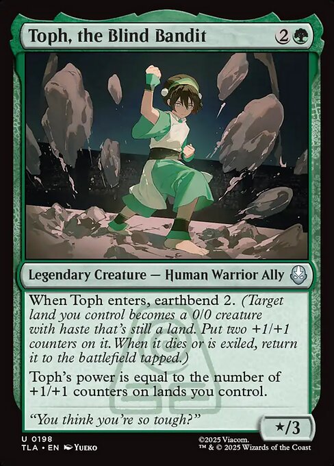Toph, the Blind Bandit — NM Foil [Avatar: The Last Airbender]