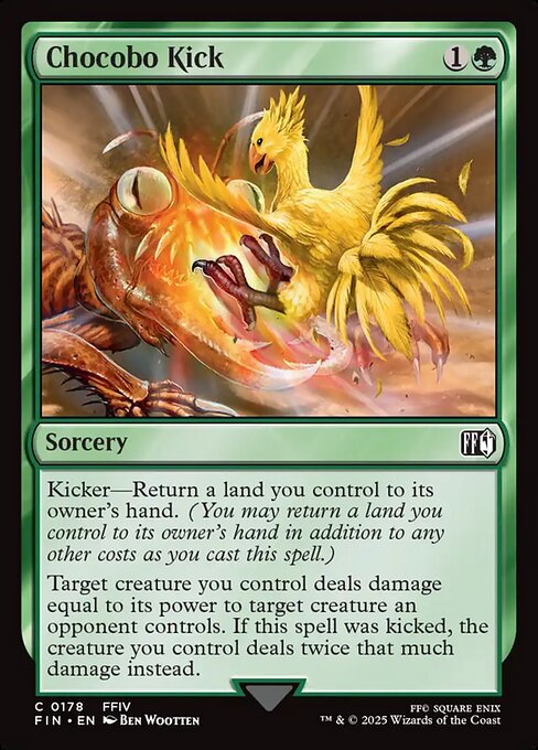 Chocobo Kick — NM Foil [Final Fantasy]